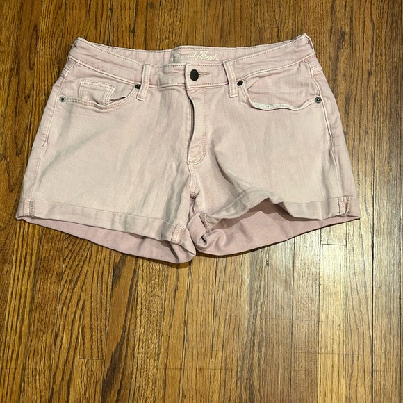 Universal Thread Pants - Universal Thread Pink Jean Shorts Rolled Hem